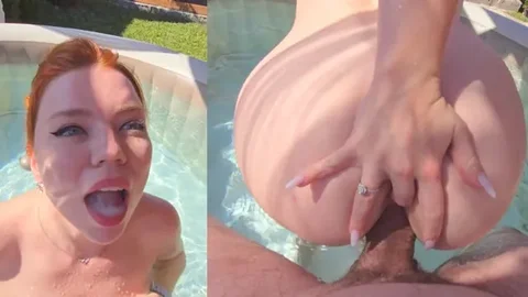 Mom Pays Son&rsquo;s Bully With Her Body Risky Public POOL