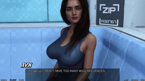 Stranded in Space – Indian MILF with Big Tits Moans While Getting a Massage