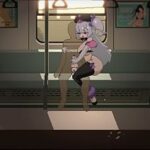 Trapped on a train to fuck busty Japanese babes | Train 45 hentai gameplay | Ep 1