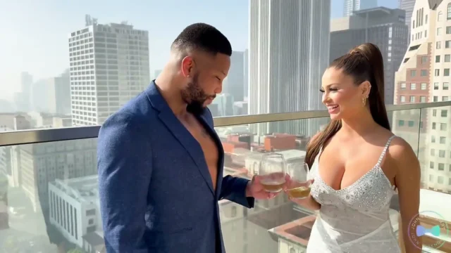 Cheating Busty PAWG Wife Fucks BBC & Husband Begs to Watch