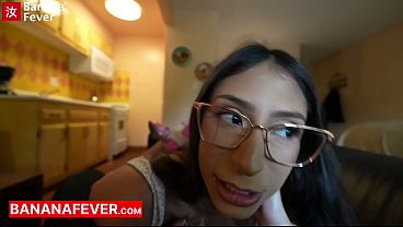 Fine Mexican Tan Natural Tits & Ass Gets Pounded by Buff Asian Doctor Stud