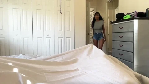 Teen Ebony Step Stepsister Needs a Ride